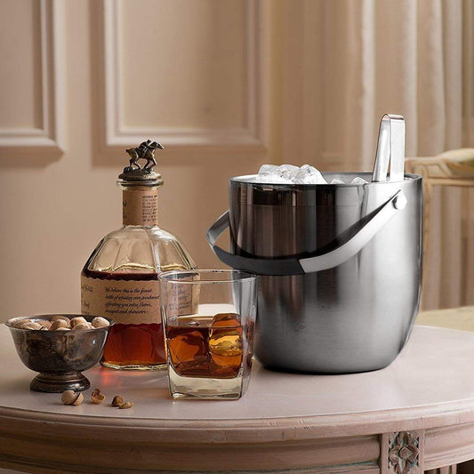 Fortune Candy Party Cooler 2.8L Double-Wall Vacuum Insulated Ice Bucket with Lid, Keep Ice Frozen Longer