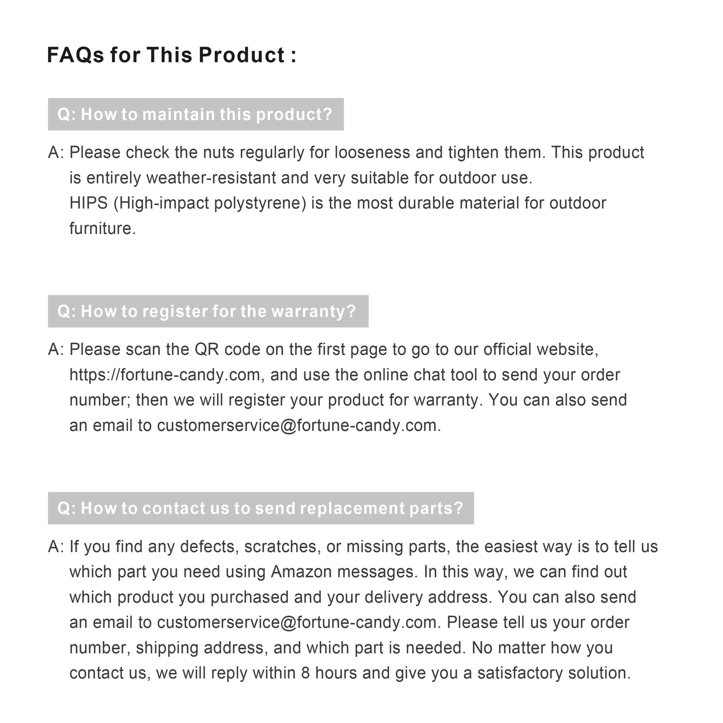 Fortune Candy 70.9 in. Poly Lumber Outdoor Plastic Dining Table, HIPS Patio Dining Table with Umbrella Hole, 1 Piece, Navy Blue