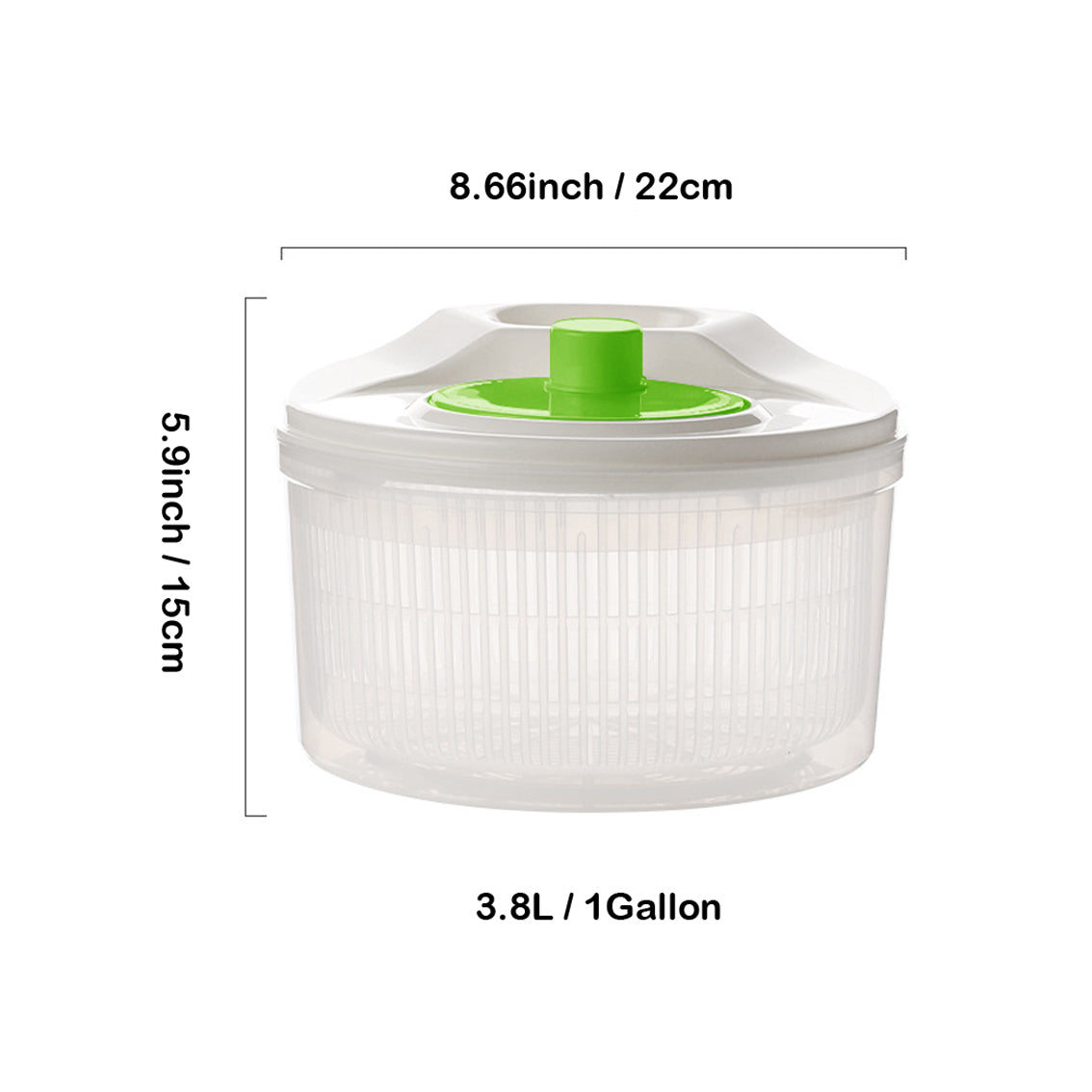 Fortune Candy 3L Multifunctional Vegetable Spinner and Grater, Compact Salad Strainer Bowl for Quick Prep, Easy to Clean, Lightweight Kitchen Gadget