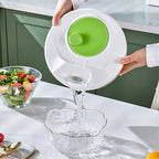 Fortune Candy 3L Multifunctional Vegetable Spinner and Grater, Compact Salad Strainer Bowl for Quick Prep, Easy to Clean, Lightweight Kitchen Gadget