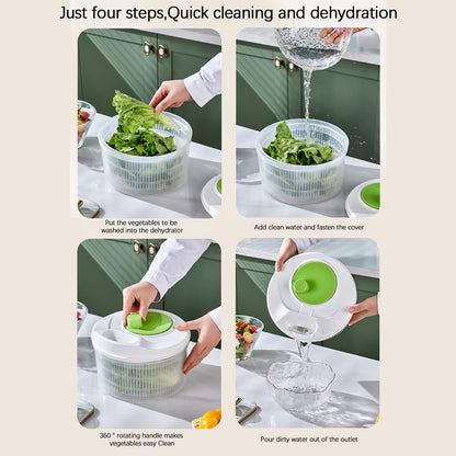 Fortune Candy 3L Multifunctional Vegetable Spinner and Grater, Compact Salad Strainer Bowl for Quick Prep, Easy to Clean, Lightweight Kitchen Gadget