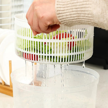 Fortune Candy 3L Multifunctional Vegetable Spinner and Grater, Compact Salad Strainer Bowl for Quick Prep, Easy to Clean, Lightweight Kitchen Gadget