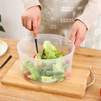 Fortune Candy 3L Multifunctional Vegetable Spinner and Grater, Compact Salad Strainer Bowl for Quick Prep, Easy to Clean, Lightweight Kitchen Gadget