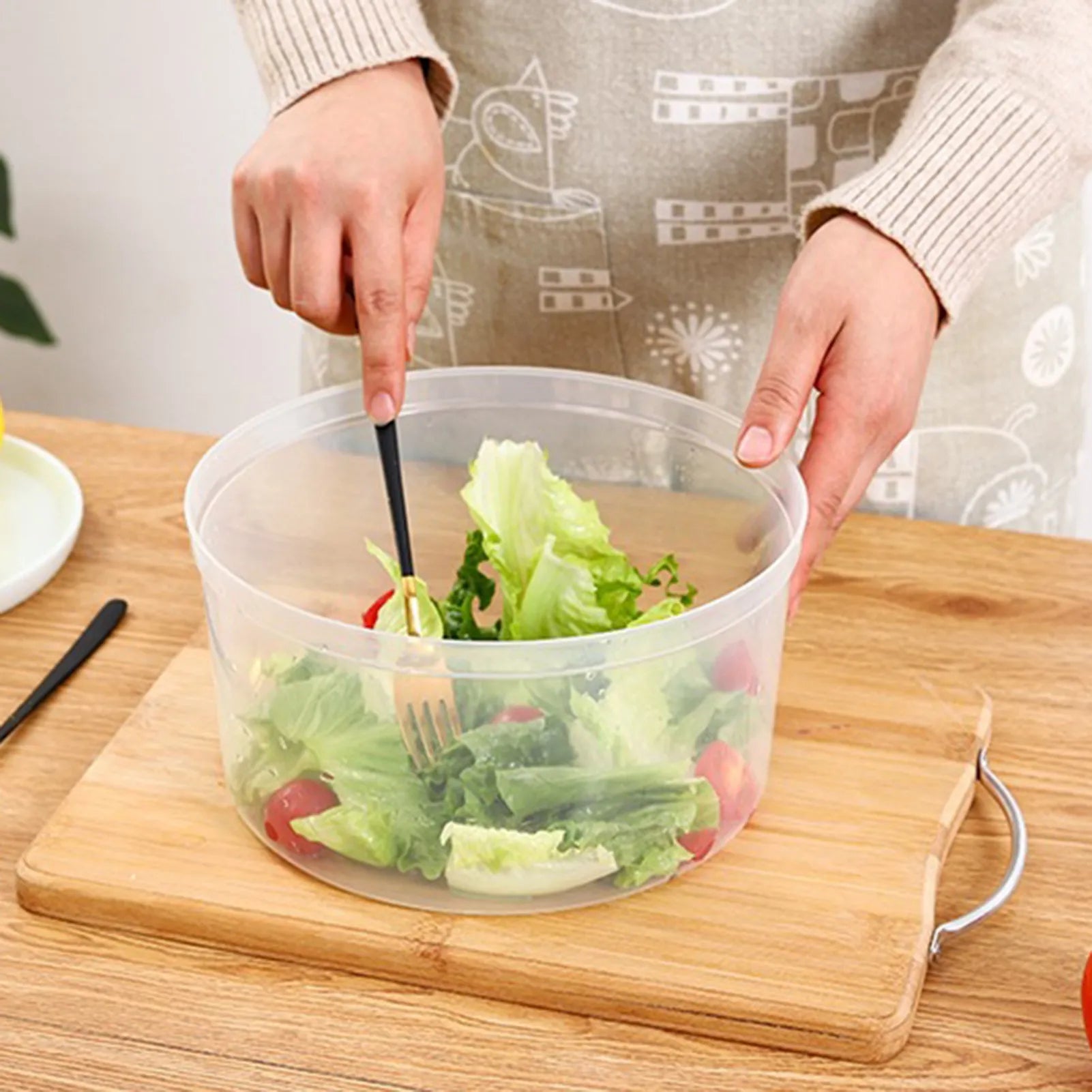 Fortune Candy 3L Multifunctional Vegetable Spinner and Grater, Compact Salad Strainer Bowl for Quick Prep, Easy to Clean, Lightweight Kitchen Gadget