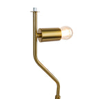 Fortune Candy E26 Modern Black and Gold Table Lamp with Ceramic Fixture, Elegant Desk Light for Home or Office