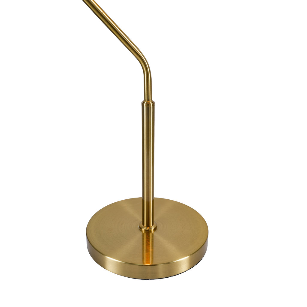 Fortune Candy E26 Modern Black and Gold Table Lamp with Ceramic Fixture, Elegant Desk Light for Home or Office